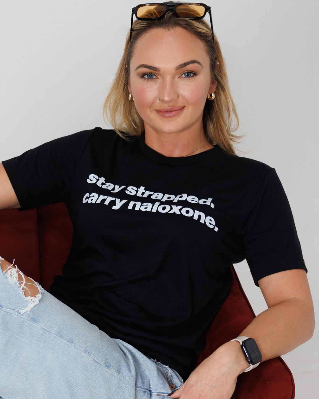 Stay Strapped Super Soft Triblend Fitted Tee